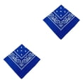 thumbnail image 2 of Pañuelo de poliéster Eigraketly Bufanda cuadrada de moda Paisley Azul 2piezas, 2 of 5