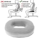 thumbnail image 5 of Muyoka Cojín ortopédico con anillo de asiento de espuma viscoelástica, juego de cojines de asiento para sillas de ruedas de decúbito de coxis, mujeres embarazadas, personas mayores Muyoka Hogar, 5 of 7