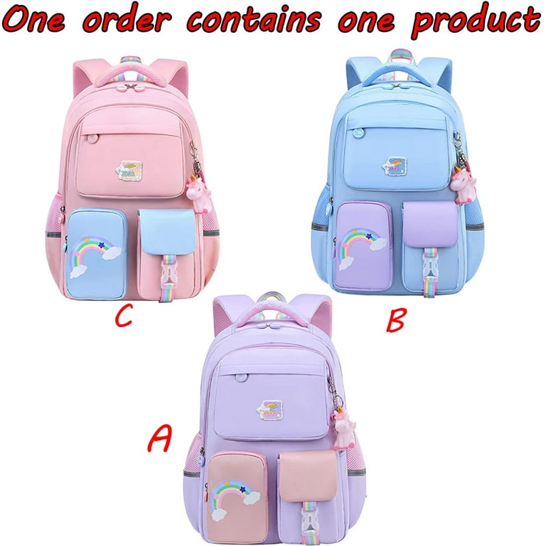 Girls Backpack, School Backpacks for Girls, Cute Book Bag with Compartments  for Girl Kid Students Elementary Middle School, Kids' School Bag - Walmart .com