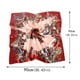thumbnail image 3 of Ploknplq Chiffon Scarf,Square Scarf,Colorful Scarf,Womens Spring Summer Prints Satin Cashew Flower Prints Square Scarf,Scarf for Women,Cashmere Scarf Women Navy One Size, 3 of 3