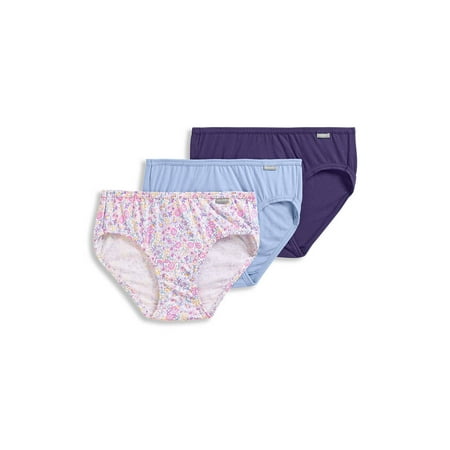 

Jockey Womens Elance Bikini 3 Pack Underwear Bikini Briefs 100% cotton