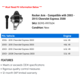 thumbnail image 2 of Rocker Arm - Compatible with 2003 - 2015 Chevy Express 3500 2004 2005 2006 2007 2008 2009 2010 2011 2012 2013 2014, 2 of 2