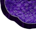 thumbnail image 3 of Northlight Glittered Floral Christmas Tree Skirt - 48" - Purple and Silver, 3 of 3
