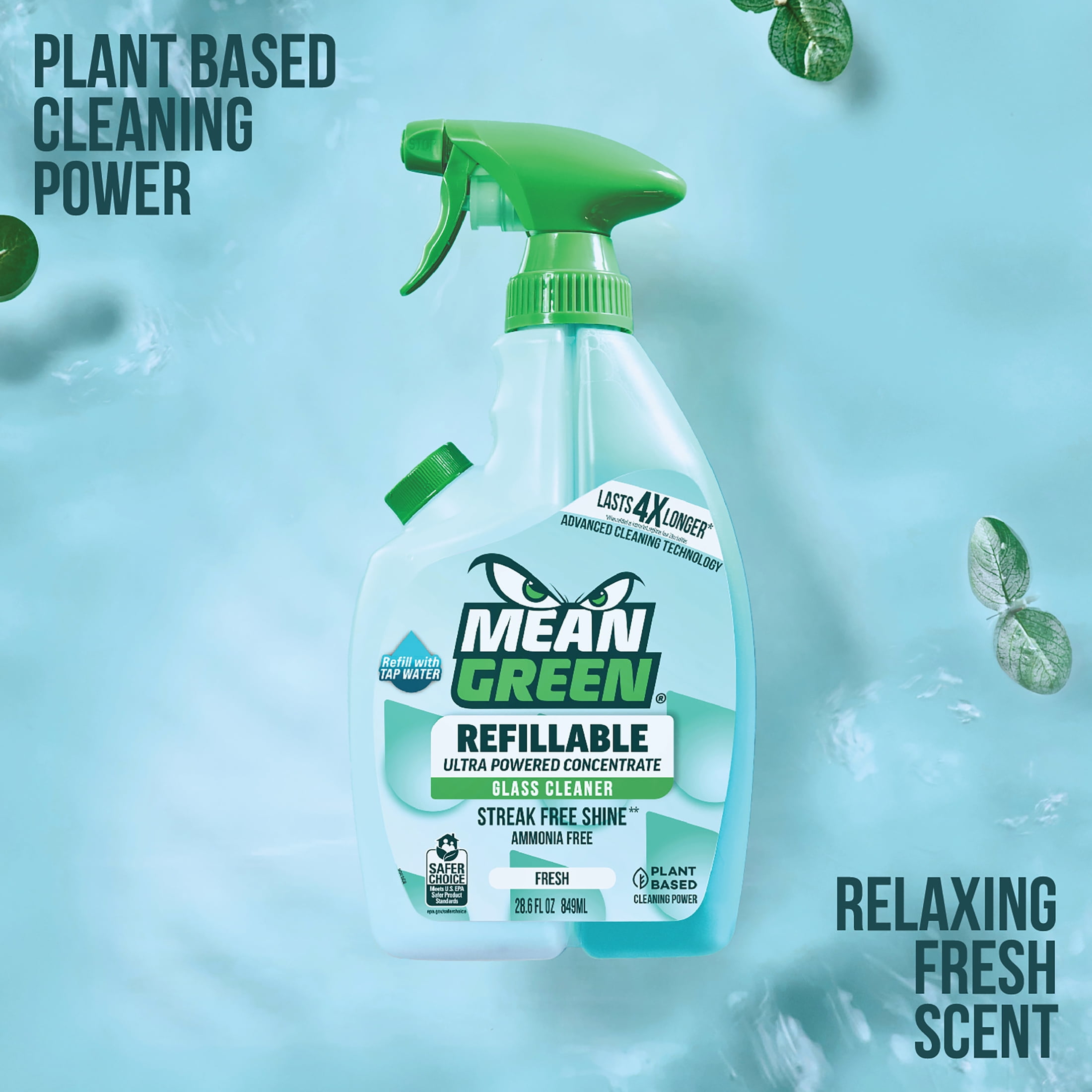 ●TRC Mean Green 394171 28 Oz. Citrus & Green Tea Refillable Multi