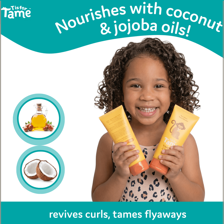 T is for Tame Kids Hair Taming Cream, 3.38 fl oz photo 3