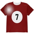 thumbnail image 1 of Halloween Billiard Pool Ball Seven Costume Youth T Shirt, 1 of 2