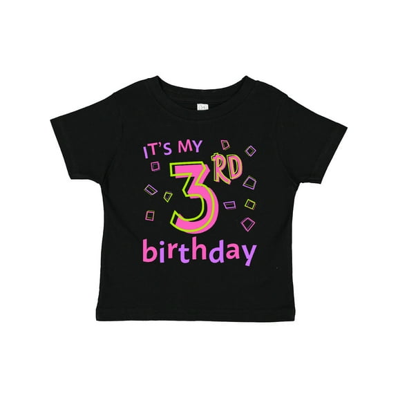 Inktastic It's My Third Birthday Girls Toddler T-Shirt