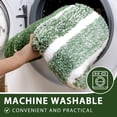 thumbnail image 5 of Findosom Bathroom Rugs Set of 3,Absorbent Non-Slip Machine Washable Bath Rugs, Microfiber Quick Dry Bath Mats for Bathroom Floor Tub Shower Bedroom Kitchen,20"x32"+20"x59"+U Shape 20"x24" Green, 5 of 9