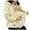 Beige, variant on UOCUFY Pet Pouch Hoodies Women Fleece Zip Up Jacket with Large Pockets Grey,Size 3XL