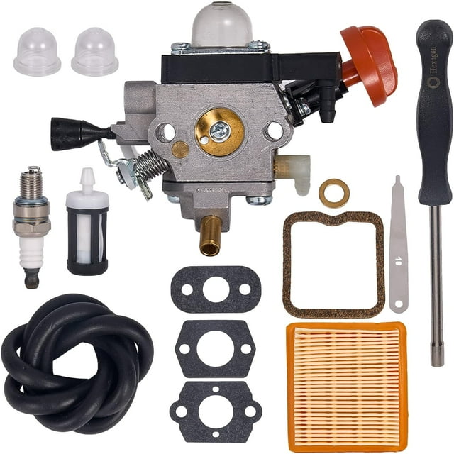 4180-120-0617 FS131 Carburador para desbrozadora Stihl FS131, FS131R, HT131, HT133, KM131, KM131R, FS311, 4180/17 - con herramienta de ajuste