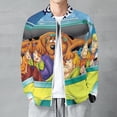 thumbnail image 2 of Scooby Doo Poster Fashion Jacket Mens Windbreaker Coat Lightweight Zipper Clothes Streetwear Bomber Outerwear Jackets, 2 of 7