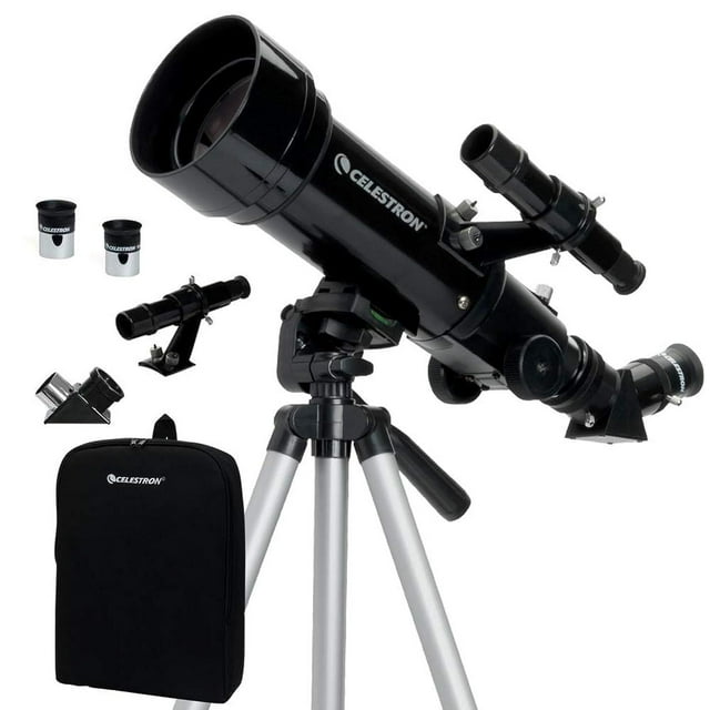 Telescopio Refractor Portátil Celestron 70mm Vidrio Totalmente Revestido Ideal para Principiantes