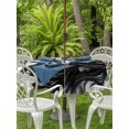 thumbnail image 3 of Outdoor Tablecloth with Umbrella Hole for Patio/Picnic/Party/Camping, Modern Aesthetic Girl Waterproof Table Cloth Round Cover Washable, Abstract Vintage Long Hair Girl Pigeon (Dia 60"), 3 of 9