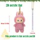 thumbnail image 4 of Labubu Pop Mart Pop Mart Ornaments, Acrylic Hanging Xmas Tree Decoration Home Car Backpack Pendant Gift For Kids P, 4 of 5
