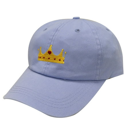 Hunter Ram Eagle Crown - City Hunter C104 Crown Cotton Baseball Dad Cap 19 Colors (Sky)