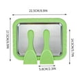 thumbnail image 2 of Rolled Ice Cream Maker Kit, 2026 New Stainless Steel Freeze Plate with 2 Scrapers, DIY Stir Fried Ice Cream Tray for Homemade Desserts, Perfect for Family Fun & Parties, 2 of 6