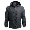thumbnail image 4 of Chaqueta cortavientos de gran tamaño para hombre, abrigo de primavera para acampar, ropa de trabajo masculina, otoño, 4 of 4