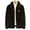 Coffee, variant on LOVZFMLL Jackets for Men Imitation Mink Velvet Warm Vintage Jacket Long Sleeve Winter Coat Fashion Casual