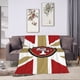 thumbnail image 5 of Manta de microfibra ultra suave de los San Francisco 49ers, manta de microfibra, manta cálida de lujo para todas las estaciones, para ropa de cama, sofá y viajes, 5 of 5