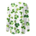 thumbnail image 5 of BDPORKAS St Patricks Day Shirt Women Lucky Irish Shamrock Long Sleeve Paddy's Day T-Shirts Graphic Tees Cute Tops, 5 of 5
