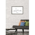 thumbnail image 2 of Line Art Skyline - Paris Wall Poster, 14.725" x 22.375", Framed, 2 of 3