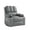 Grey, variant on TEQIN Power Lift Recliner Chair for Elderly, Electric Lift Chair with Massage & Heat, PU Leather Reclining Sofa w/Cup Holders, Side Pockets,270° Swivel Reclining Sofa Chair for Living Room Bedroom