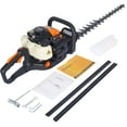 thumbnail image 2 of 26cc Gas Powered Hedge Trimmer – 24" Double-Sided Blade, 2-Cycle Engine, Lightweight 14LB Design for Professional Landscaping (Orange), 2 of 12