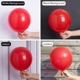 thumbnail image 2 of PartyWoo Ballons Rouges 50 Pcs Ballons en Latex Hélium Rouges Mats de 12 Pouces pour Remise des Diplômes Mariage Fête de l'Indépendance Saint-Valentin Jour du Souvenir Noël Fiançailles Anniversaire Décorations Red-Y57, 2 of 6