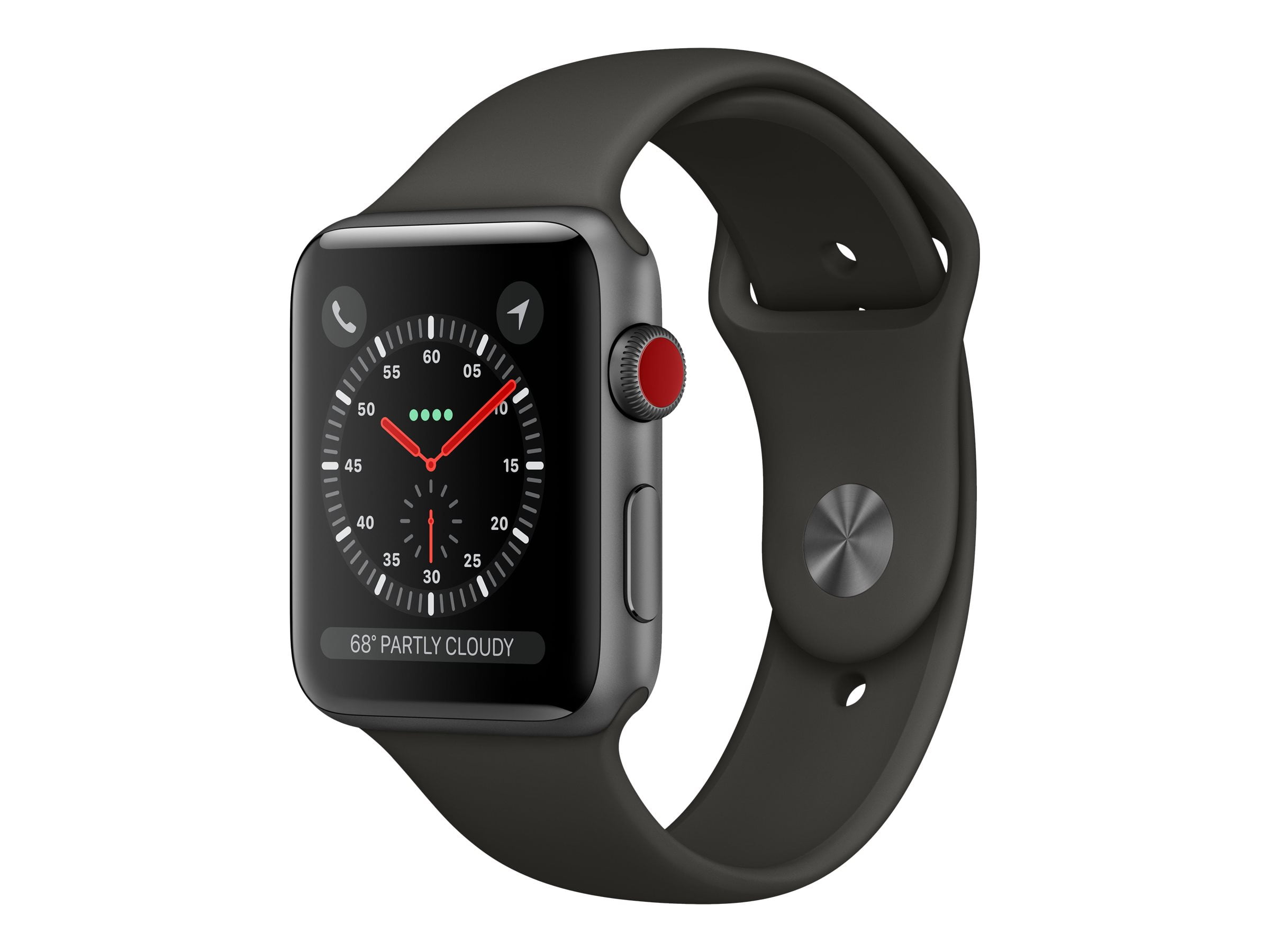 Apple Watch Series 3 (GPS+Cellular) 42mm Space Gray Aluminum Case 