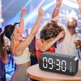 thumbnail image 6 of Alarm Clock Bluetooth Speaker High Power Portable Column For PC Computer Speakers Subwoofer Box Music Center FM, 6 of 7