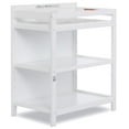 Dream On Me Synergy Convertible Baby Crib and Changer in White with