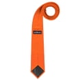 thumbnail image 3 of Jacob Alexander Boys' Prep Polka Dot Print Regular Self-Tie Neck Tie - Bright Orange, 3 of 5