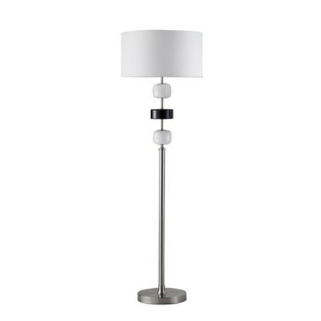 Adorn Modern Brushed Nickel Floor Lamp Com Adorn Modern Brushed Nickel Floor Lamp