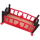 thumbnail image 3 of Miniature Furniture Model Toy Doll Bed Girls Toy Furniture Plastic Red Suitable for Imaginative Play 1Set, 3 of 5