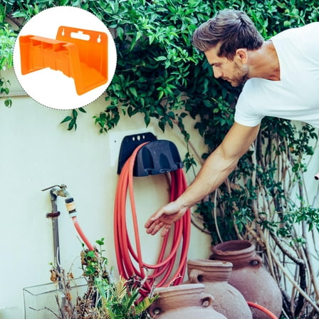 WHAMVOX  Hose Holder Wall-mounted Pipe Rack Garden Support