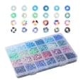 thumbnail image 4 of Perles en Argile Polymère, Perles Disque, Bricolage avec Boîte de Rangement, Breloques de Perles en Argile, Perles Intercalaires pour Accessoires de Perles de Collier, 4 of 8