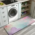 thumbnail image 3 of Soft Floral Watercolor Pattern Kitchen Rug Mat,Kitchen Runner Rugs Non Skid Washable,Decorative Kitchen Floor Mats for Kitchen,Sink,Laundry,17"x47.2", 3 of 7