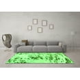 thumbnail image 3 of Ahgly Company Indoor Rectangle Abstract Green Modern Area Rugs, 2' x 4', 3 of 4
