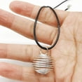 thumbnail image 3 of 60PCS Spiral Bead Cages Pendants with 60PCS Chains, 4 Sizes Silver Plated Spiral Stone Holder Necklace Cage Pendants for Necklaces Jewelry Making, 3 of 5