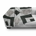 thumbnail image 3 of Marble Print Soft Flannel Fleece Throw Blanket, Nostalgic Stone Mosaic Regular Design Alluring Elements Artwork, Cozy Plush for Indoor and Outdoor Use, 50" x 60", Black Beige, by Ambesonne, 3 of 6
