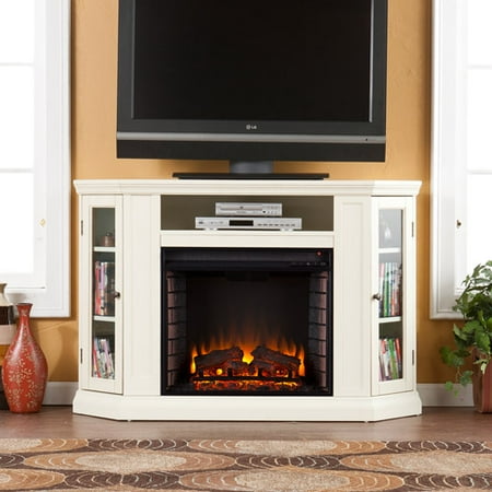 Southern Enterprises Silverado Convertible Media Electric Fireplace Southern Enterprises Silverado Convertible Media Electric Fireplace Ivory