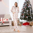 thumbnail image 5 of joogoo Gingerbread Bows Unisex Adults Onesies Pajamas Jumpsuits L, 5 of 7