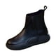 thumbnail image 2 of Botas cortas de moda Botas de mujer Botas casuales Botines Botines impermeables con 7 negro, 2 of 9