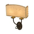 thumbnail image 3 of Meyda Tiffany 163121 Ranchero 2 Light 19" Tall Wall Sconce - MultiColor, 3 of 5