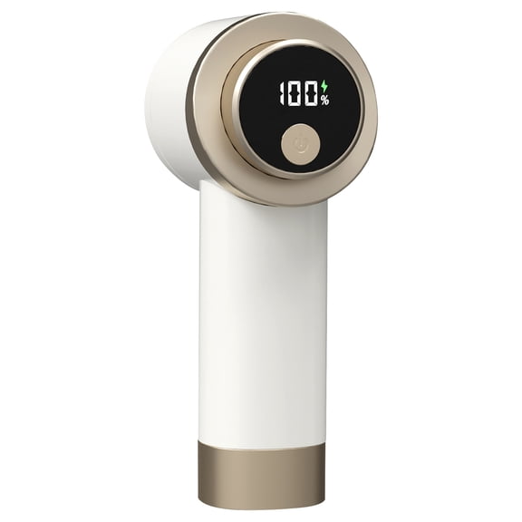 FXMLRLK Rechargeable Fabric Shaver for Clothing with Smart LED Display, 2 in 1 Suction and Shave Technology Clothes Shaver, Lint Shavers with 3 Speeds for Clothes, Couch (White-golden)