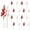 Red White, variant on Trianu 20Pcs Christmas Glittered Berries Stems, 7.87" Red Artificial Berries Sprays Branches Floral Pick for Christmas Tree Ornament, DIY Xmas Wreath, Crafts, Home Decor