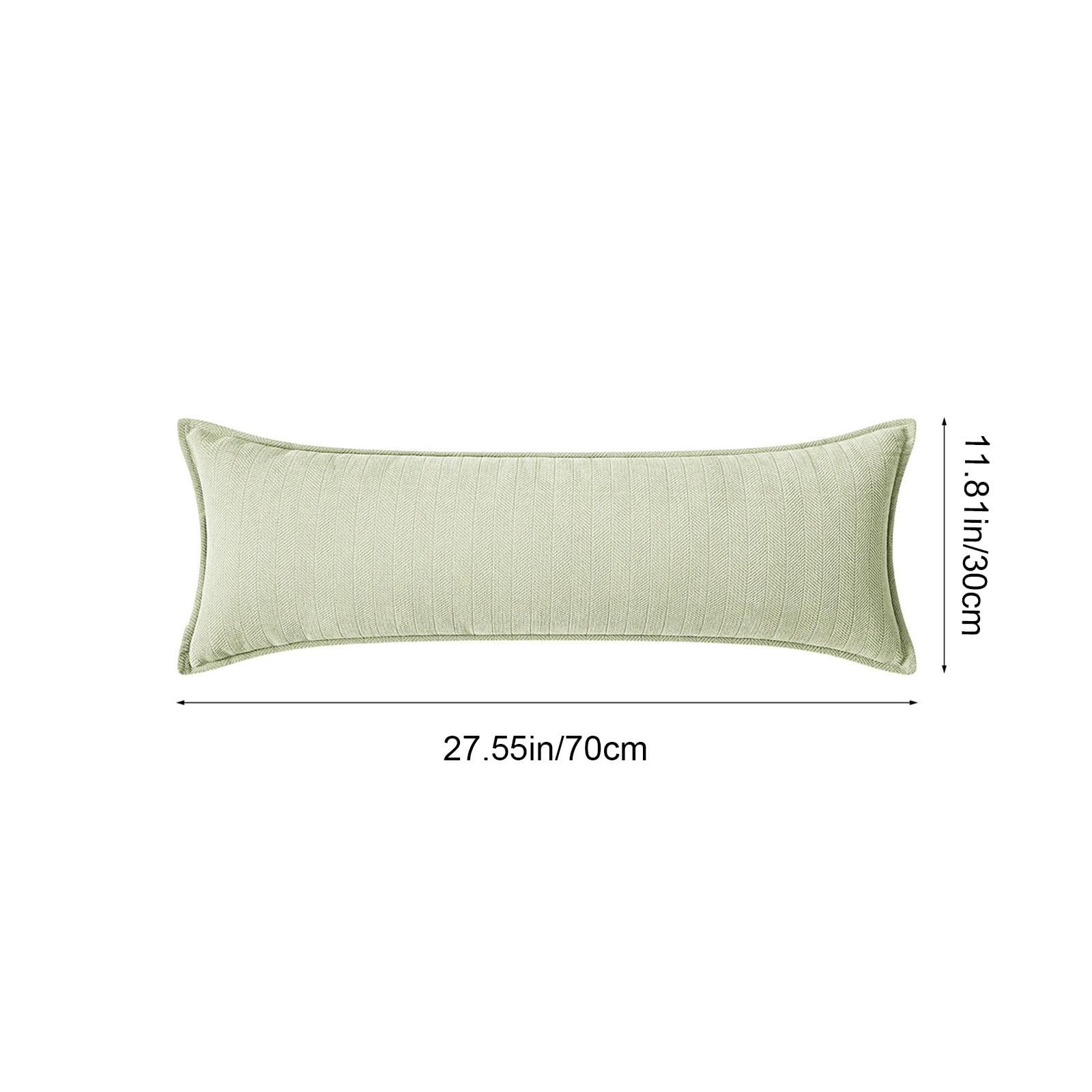 Long Sofa Backrest Cushion, Multipurpose Rectangular Throw Pillow with Pillowcase and Pillow Core, Soft Support Sleeping Body Pillow for Living Room Bedroom Bed Rest Office Lounge Decoration