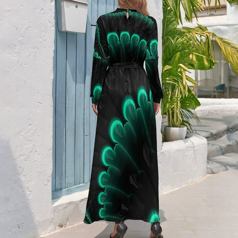 white christmas dresses Dark Green Floral Jacquard 18th Century Stays main image 0