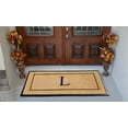 thumbnail image 7 of A1HC Natural Coir & Rubber Monogrammed Door Mat, 30x60 in, Thick Durable Heavy-Duty Entrance Mat with Thin Profile for Front Door, 7 of 7