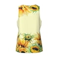thumbnail image 5 of Easygdp Sunflowers On A Yellow Background Men's Tank Top, Sleeveless Muscle T Shirts, Breathable, Quick-Dry, Loose for Gym, Running, Fitness - XX-Large, 5 of 9